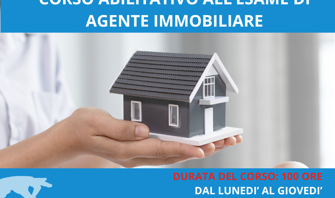 In partenza corso di Agente Immobiliare online